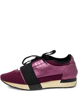 Balenciaga Pre-Owned: Бордовые кроссовки 