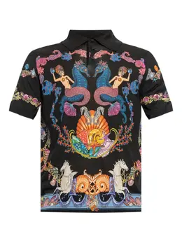Versace: Трикотажное поло 