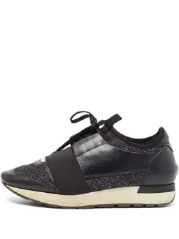 Balenciaga Pre-Owned: Чёрные кроссовки 
