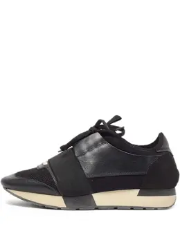 Balenciaga Pre-Owned: Чёрные кроссовки 