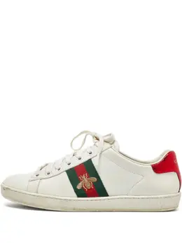 Gucci Pre-Owned: Белые кроссовки 
