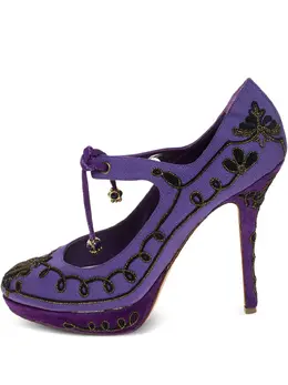Christian Dior Pre-Owned: Фиолетовые туфли 