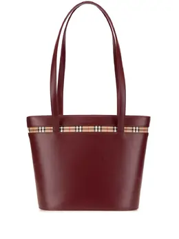 Burberry Pre-Owned: Красная сумка-шоппер 