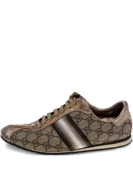 Gucci Pre-Owned: Бежевые кроссовки 