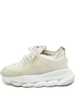 Versace Pre-Owned: Белые кроссовки 