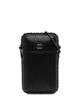 CHANEL Pre-Owned: Чёрная сумка через плечо 