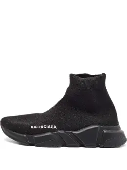 Balenciaga Pre-Owned: Чёрные кроссовки 