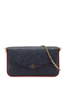 Louis Vuitton Pre-Owned: Голубая сумка через плечо 