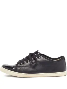 Lanvin Pre-Owned: Чёрные кроссовки 