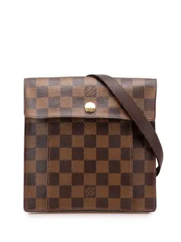 Louis Vuitton Pre-Owned: Коричневая сумка через плечо 