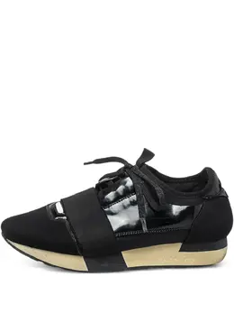 Balenciaga Pre-Owned: Чёрные кроссовки 