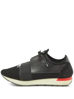 Balenciaga Pre-Owned: Чёрные кроссовки 