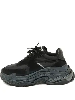 Balenciaga Pre-Owned: Чёрные кроссовки 