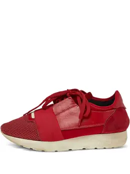 Balenciaga Pre-Owned: Красные кроссовки 