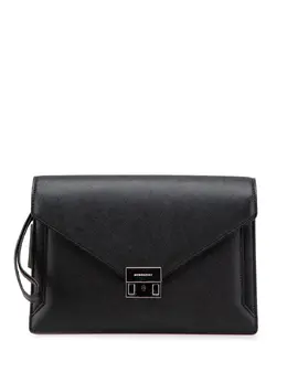 Burberry Pre-Owned: Чёрный клатч 