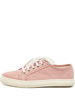 Gucci Pre-Owned: Розовые кроссовки 
