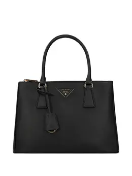 Prada: Чёрная сумка-шоппер 