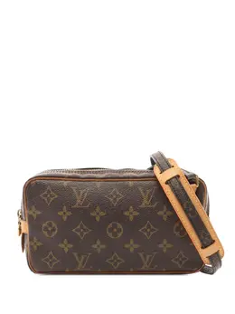 Louis Vuitton Pre-Owned: Коричневая сумка через плечо 