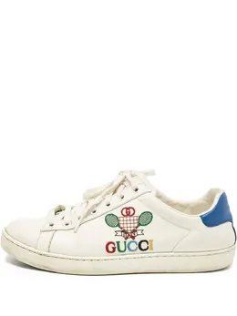 Gucci Pre-Owned: Белые кроссовки 