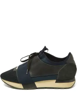 Balenciaga Pre-Owned: Чёрные кроссовки 