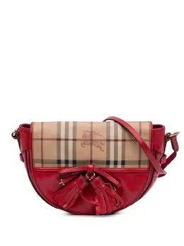 Burberry Pre-Owned: Коричневая сумка через плечо 