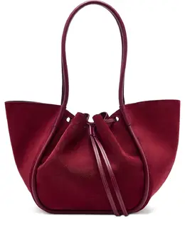 Proenza Schouler: Красная сумка-шоппер 