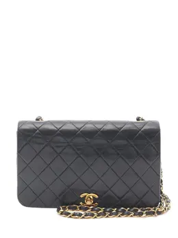 CHANEL Pre-Owned: Чёрная сумка через плечо 