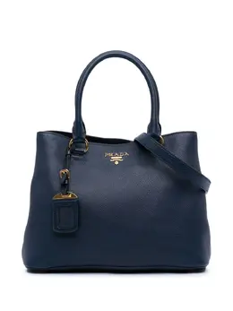 Prada Pre-Owned: Голубая сумка 