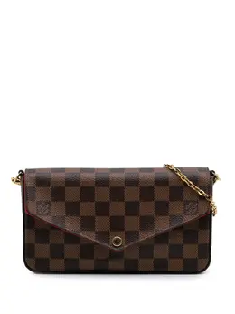 Louis Vuitton Pre-Owned: Коричневая сумка через плечо 