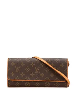 Louis Vuitton Pre-Owned: Коричневая сумка через плечо 