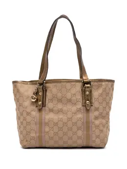 Gucci Pre-Owned: Коричневая сумка-шоппер 