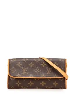 Louis Vuitton Pre-Owned: Коричневая сумка через плечо 