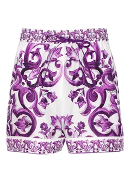 Dolce & Gabbana: Шорты  Majolica с принтом