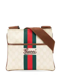 Gucci Pre-Owned: Коричневая сумка через плечо 