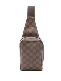 Louis Vuitton Pre-Owned: Коричневая сумка через плечо 