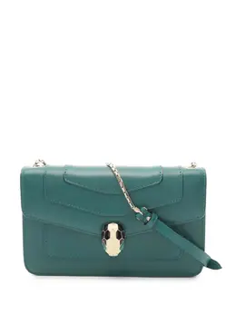 Bvlgari Pre-Owned: Зелёная сумка через плечо 