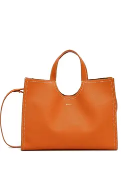 Bally: Оранжевая сумка-шоппер 
