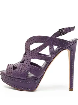 Christian Dior Pre-Owned: Фиолетовые босоножки 