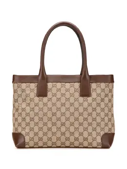 Gucci Pre-Owned: Коричневая сумка-шоппер 