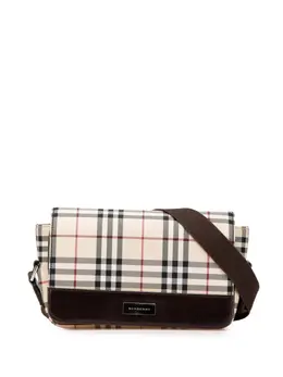 Burberry Pre-Owned: Коричневая сумка через плечо 