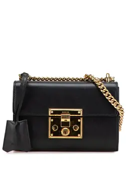 Gucci Pre-Owned: Чёрная сумка через плечо 