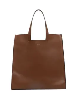 Bally: Коричневая сумка-шоппер 
