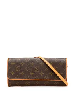 Louis Vuitton Pre-Owned: Коричневая сумка через плечо 