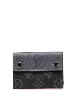 Louis Vuitton Pre-Owned: Чёрный кошелёк 