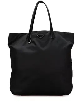 Prada Pre-Owned: Чёрная сумка-шоппер 