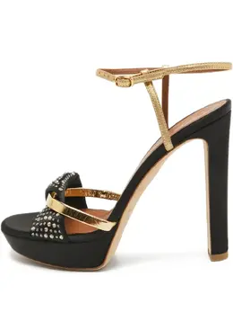 Malone Souliers: Чёрные сандалии 