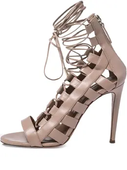 Aquazzura: Бежевые сандалии 