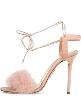 Charlotte Olympia: Розовые сандалии 