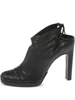 Gucci Pre-Owned: Чёрные ботинки 