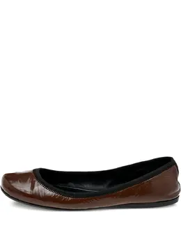 Prada Pre-Owned: Коричневые балетки 